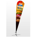 5' Extra Small Double-sided Teardrop Flag